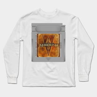 Morrowind Game Cartridge Long Sleeve T-Shirt